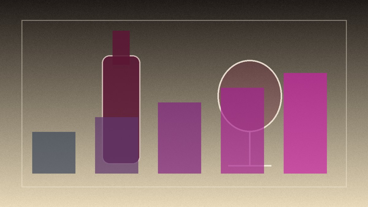 Five tonal wine-glass bands